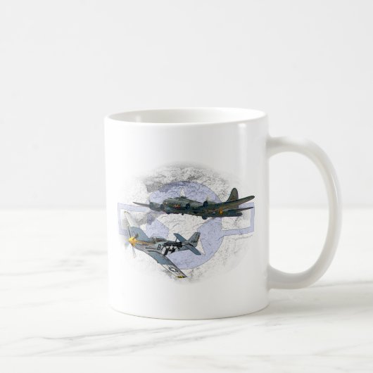 Mug Escorte de vol du mustang P-51 (Droite)