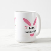 Mug Escouade de chasse de Pâques avec des oreilles de (Devant droit)