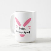 Mug Escouade de chasse de Pâques avec des oreilles de (Devant gauche)