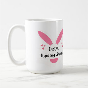 Mug Escouade de chasse de Pâques avec des oreilles de