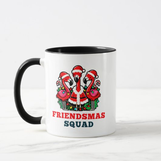 Mug Escouade de Flamant rose des amis (Gauche)