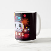 Mug Escouade de police mignonne – Conception de patrou (Devant droit)