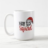 Mug Escouade de rayons X de Noël (Gauche)