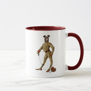 Mug Escrimeur complètement 2 foncés de lévrier
