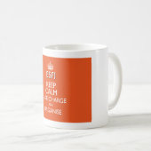 Mug ESFJ "gardent le calme, prennent la charge et (Devant droit)
