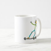 Mug Esk8 Stickman (Devant droit)
