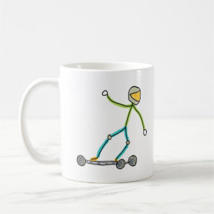 Mug Esk8 Stickman