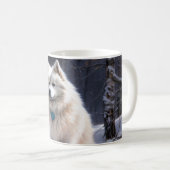 Mug Eskimo Américain Noël sous la neige (Devant droit)