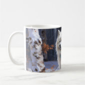 Mug Eskimo Américain Noël sous la neige (Gauche)