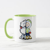 Mug Eskimo Kisses hiver (Gauche)
