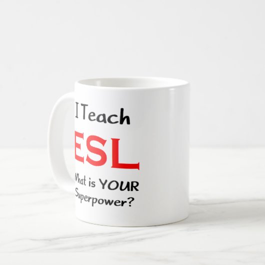 Mug esl teach (Devant gauche)