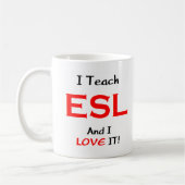 Mug esl teach & love (Gauche)