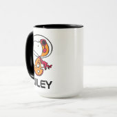 Mug ESPACE | Astronaute de Snoopy | Ajouter Votre Nom (Devant gauche)
