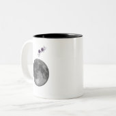 Mug Espace Astronaute et Lune (Devant gauche)