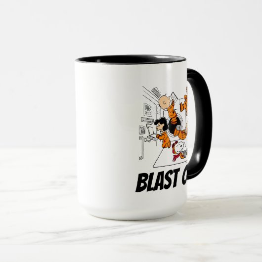 Mug ESPACE | Bande d'arachides dans l'espace (Devant droit)