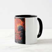 Mug Espace cimetière crâne Halloween Galaxie des horre (Devant droit)