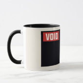 Mug Espace d'Astronaute Noir et Rouge Constructiviste  (Gauche)