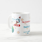 Mug Espace De Ce Monde Appréciation De L'Enseignant Mu (Devant gauche)