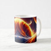 Mug Espace d'eau de feu (Devant droit)