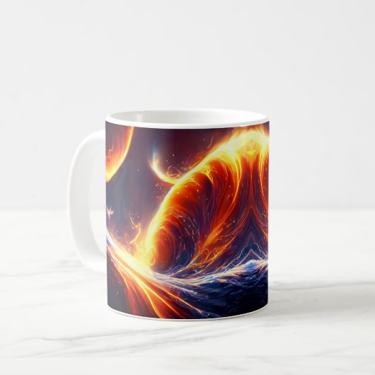 Mug Espace d'eau de feu (Devant gauche)