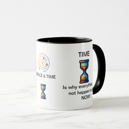 Mug Espace et temps (Devant droit)