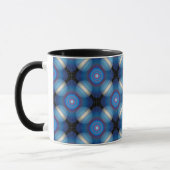 Mug Espace Géométrique Bleu (Gauche)