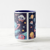 Mug Espace Mignon – Design Galaxie Adorable (Centre)
