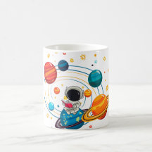 Mug Espace Mignon | Mug Café Planète Kawaii