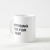 Mug Espace Publicité À Louer (Devant gauche)