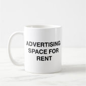 Mug Espace Publicité À Louer (Gauche)