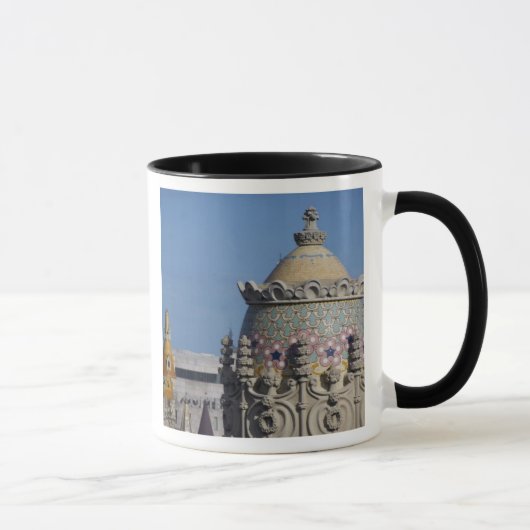 Mug Espagne, Catalogne, Barcelone. Le toit de Barcelon (Droite)