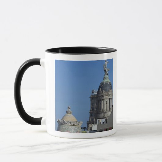 Mug Espagne, Catalogne, Barcelone. Le toit de Barcelon (Gauche)