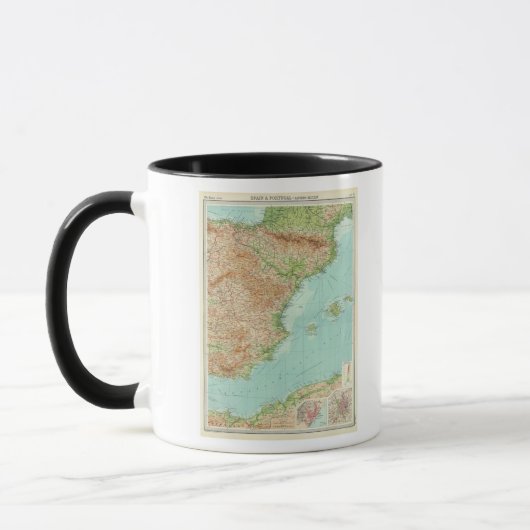 Mug Espagne et Portugal, partie est (Gauche)
