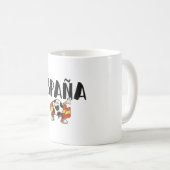 Mug Espagne Football Fan Shirt Drapeau (Devant droit)