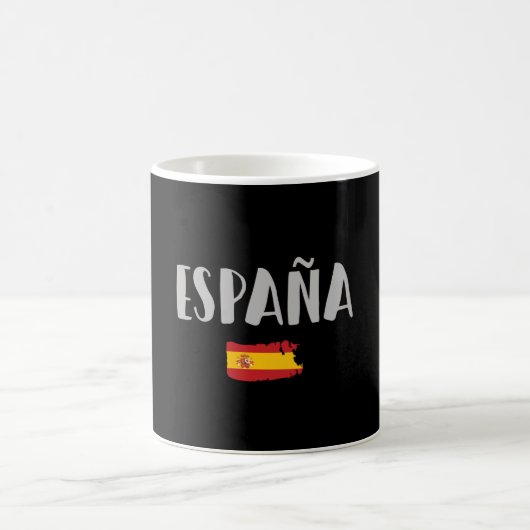 Mug Espagne Football Fan Shirt Drapeau (Centre)