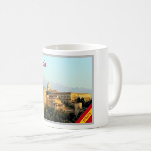 Mug Espagne - Grenade - (Devant droit)