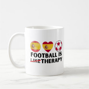 Mug Espagne Le football est comme la thérapie