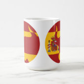 Mug Espagne Taurus Espagne drapeau national animal (Centre)