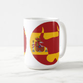 Mug Espagne Taurus Espagne drapeau national animal (Devant droit)
