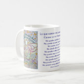 Mug Espagnol Ce que le cancer ne peut pas faire Pot Co (Devant gauche)