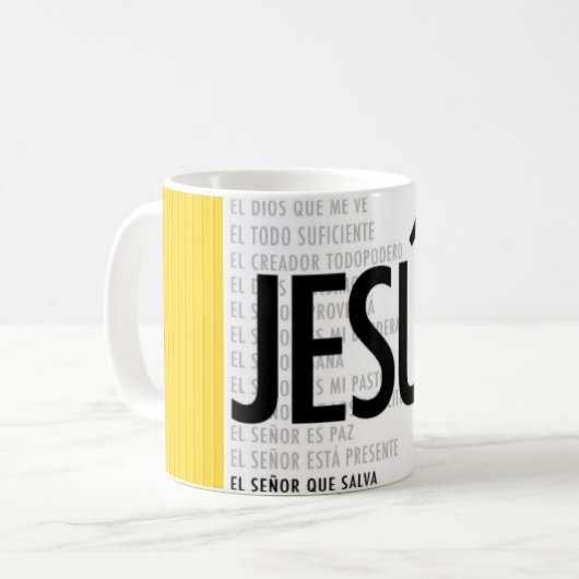 Mug Espagnol de Jésus (Devant gauche)