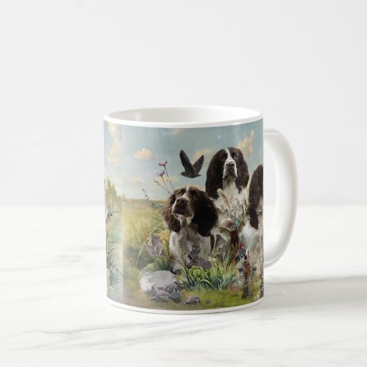 Mug Espagnol Springer anglais, Art (Devant droit)