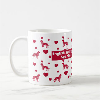 Mug Espagnol Springer Anglais Au Coeur Rouge