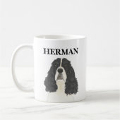 Mug Espagnol Springer anglais noir et blanc (Gauche)
