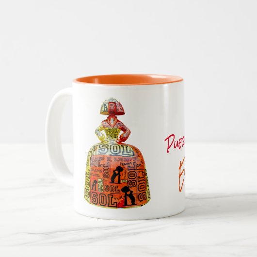 Mug España à deux tons (Devant gauche)