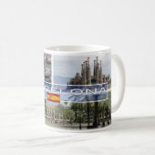 Mug Espana - Espagne - Barcelone - (Devant droit)