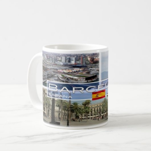 Mug Espana - Espagne - Barcelone - (Devant gauche)