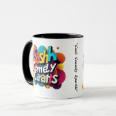 Mug "Espèces, comédie, étincelle" (Devant gauche)