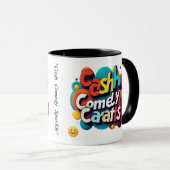 Mug "Espèces, comédie, étincelle" (Devant droit)