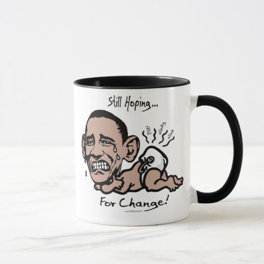Mug Espérant toujours la vitesse d'Anti-Obama de (Droite)